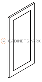 Forevermark AG-EPW1236D Wall End Decorative Door | Greystone Shaker