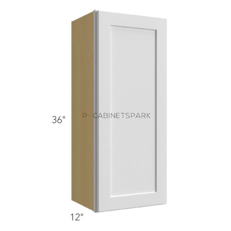 Fabuwood FO-W1236 Single Door Wall Cabinet | Fusion Oyster