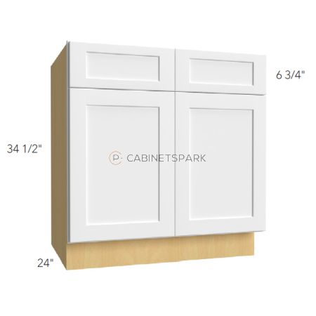 Fabuwood GI-B33 Double Door Base Cabinet | Galaxy Indigo