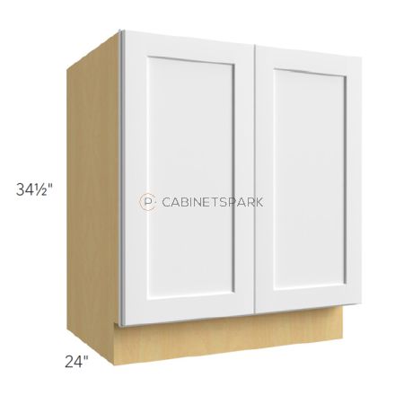 Fabuwood FO-B27FD Double Door Base Cabinet | Fusion Oyster