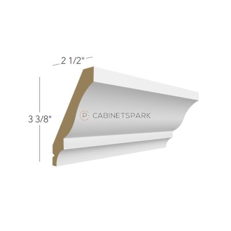 Fabuwood GL-CM-6 Large Crown Molding | Galaxy Linen