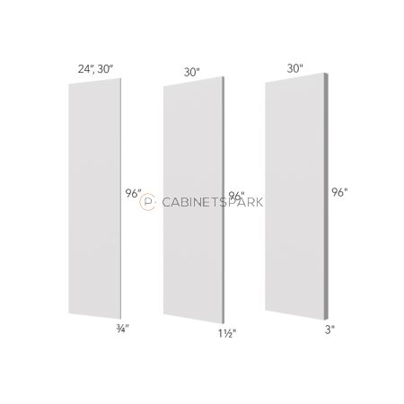 Fabuwood ID-REP1-1/2 Refrigerator End Panel | Imperio Dove