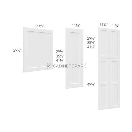 Fabuwood OC-WP-Base Wainscot Panel | Onyx Cobblestone