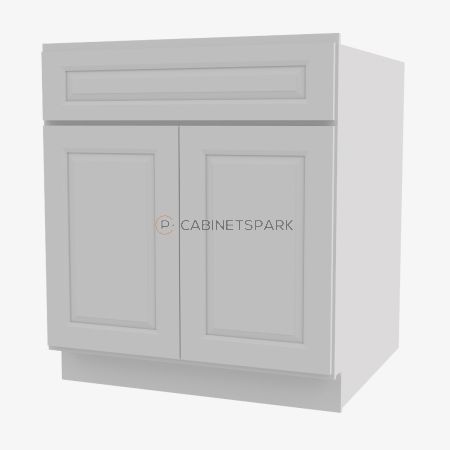 Forevermark GW-B24B Double Door Base Cabinet | Gramercy White