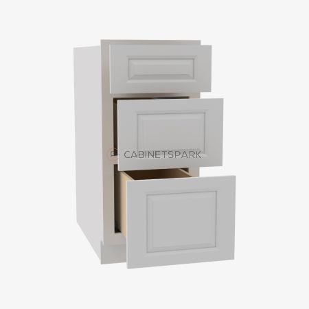 Forevermark GW-DB21(3) Drawer Pack Base Cabinet | Gramercy White