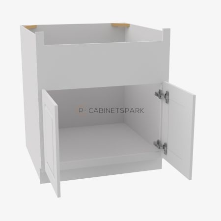 Forevermark GW-FSB30B Farm Sink Base Cabinet | Gramercy White