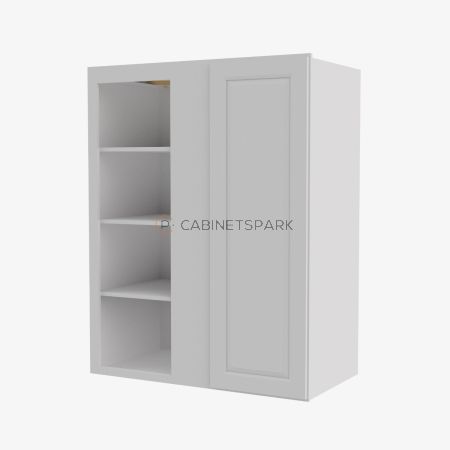 Forevermark GW-WBLC30/33-3030 Wall Blind Corner Cabinet | Gramercy White