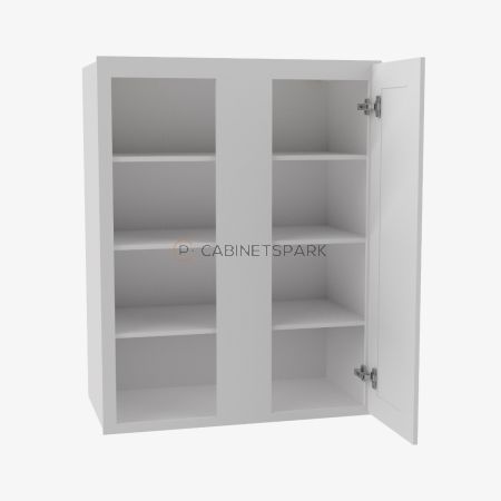 Forevermark GW-WBLC30/33-3036 Wall Blind Corner Cabinet | Gramercy White