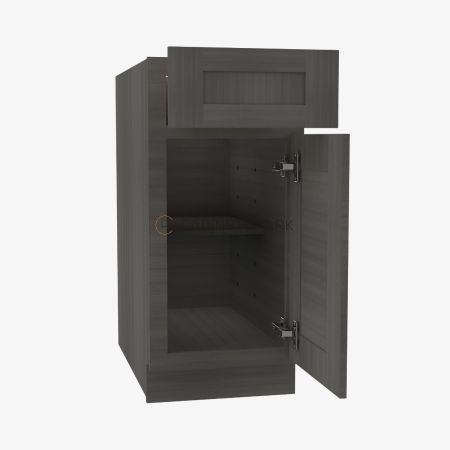 Forevermark AG-B18 Single Door Base Cabinet | Greystone Shaker