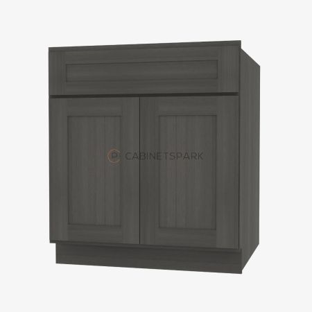 Forevermark AG-B27B Double Door Base Cabinet | Greystone Shaker