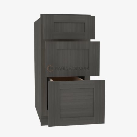 Forevermark AG-DB12(3) Drawer Pack Base Cabinet | Greystone Shaker