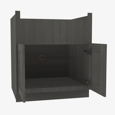 Forevermark AG-FSB33B Farm Sink Base Cabinet | Greystone Shaker