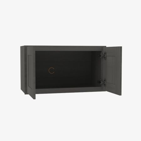 Forevermark AG-W2418B Double Door Wall Cabinet | Greystone Shaker