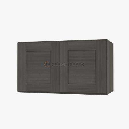 Forevermark AG-W3012B Double Door Wall Cabinet | Greystone Shaker