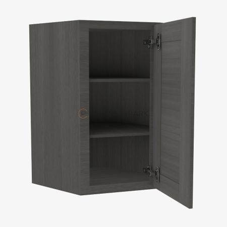 Forevermark AG-WDC2442 Wall Diagonal Corner Cabinet | Greystone Shaker