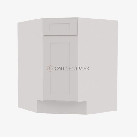 Forevermark AW-BDCF36 Base Diagonal Corner Sink Cabinet | Ice White Shaker