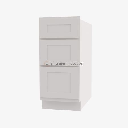 Forevermark AW-DB30(3) Drawer Pack Base Cabinet | Ice White Shaker