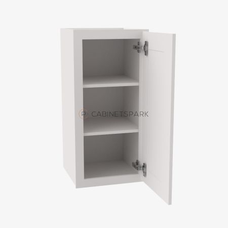 Forevermark AW-W0942 Single Door Wall Cabinet | Ice White Shaker