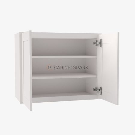 Forevermark AW-W2430B Double Door Wall Cabinet | Ice White Shaker