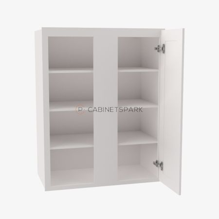 Forevermark AW-WBLC30/33-3030 Wall Blind Corner Cabinet | Ice White Shaker