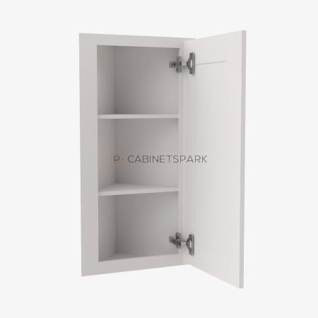 Forevermark AW-AW36 Wall Angle Corner Cabinet | Ice White Shaker