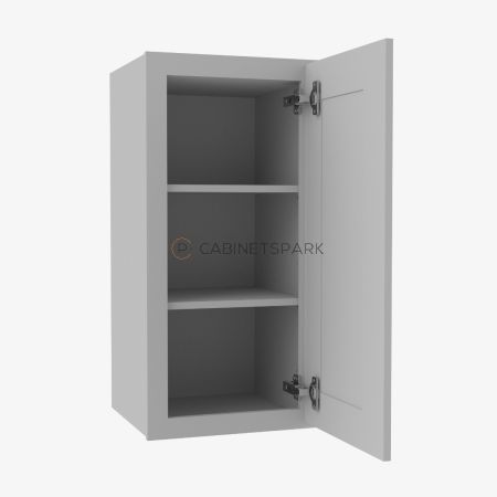 Forevermark AB-W0930 Single Door Wall Cabinet | Lait Grey Shaker