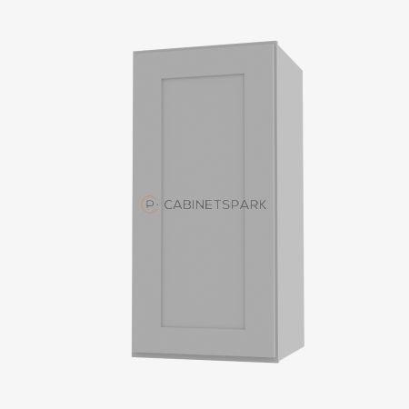 Forevermark AB-W1236 Single Door Wall Cabinet | Lait Grey Shaker