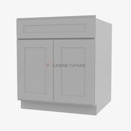 Forevermark AB-B24B Double Door Base Cabinet | Lait Grey Shaker