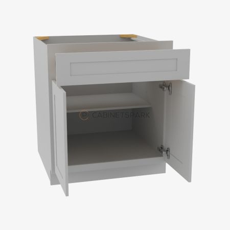 Forevermark AB-B36B Double Door Base Cabinet | Lait Grey Shaker