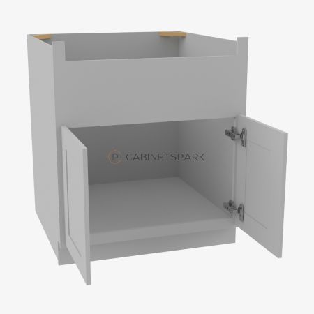 Forevermark AB-FSB30B Farm Sink Base Cabinet | Lait Grey Shaker