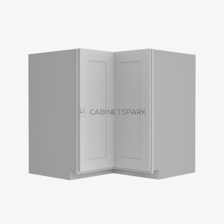 Forevermark AB-LS3612S (EZR3612) EZ Reach Lazy Susan Base Corner Cabinet | Lait Grey Shaker