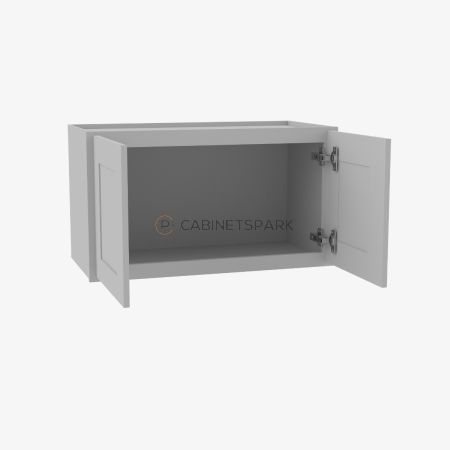 Forevermark AB-W2424B Double Door Wall Cabinet | Lait Grey Shaker