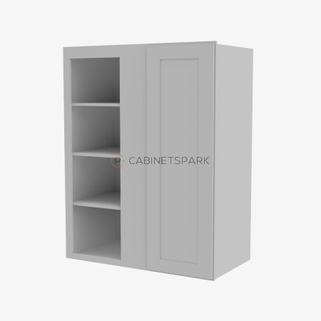 Forevermark AB-WBLC30/33-3036 Wall Blind Corner Cabinet | Lait Grey Shaker