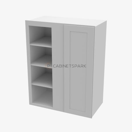 Forevermark AB-WBLC30/33-3042 Wall Blind Corner Cabinet | Lait Grey Shaker