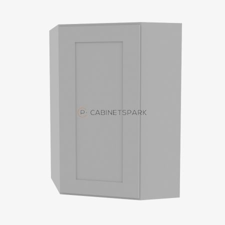 Forevermark AB-WDC2436 Wall Diagonal Corner Cabinet | Lait Grey Shaker