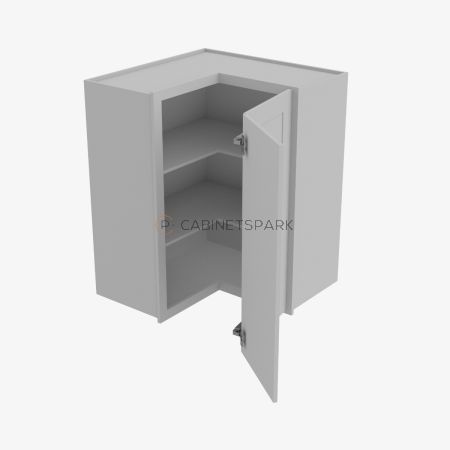 Forevermark AB-WSQ2436 Easy Reach Wall Corner Cabinet | Lait Grey Shaker