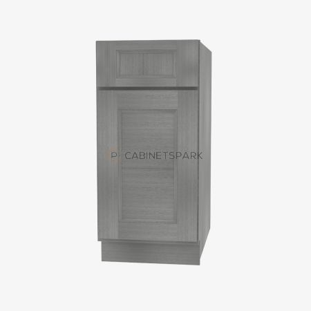 Forevermark TG-B18 Single Door Base Cabinet | Midtown Grey