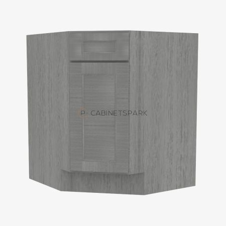 Forevermark TG-BDCF36 Base Diagonal Corner Sink Cabinet | Midtown Grey