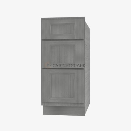 Forevermark TG-DB12(3) Drawer Pack Base Cabinet | Midtown Grey