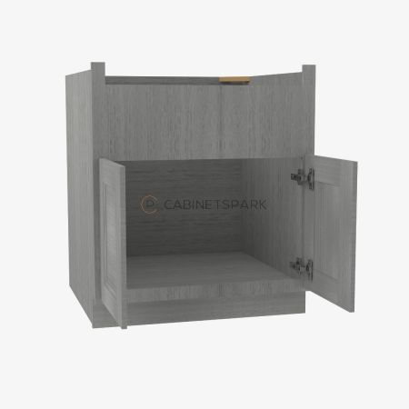 Forevermark TG-FSB36B Farm Sink Base Cabinet | Midtown Grey