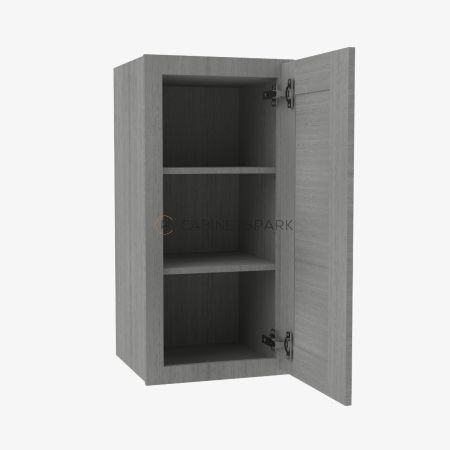 Forevermark TG-W1542 Single Door Wall Cabinet | Midtown Grey