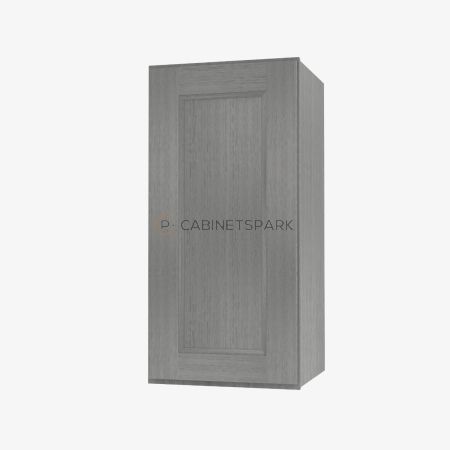 Forevermark TG-W1836 Single Door Wall Cabinet | Midtown Grey