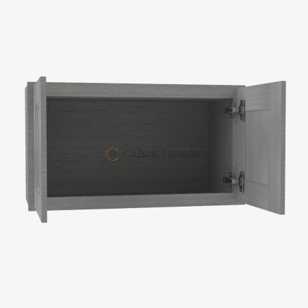 Forevermark TG-W2415B Double Door Wall Cabinet | Midtown Grey