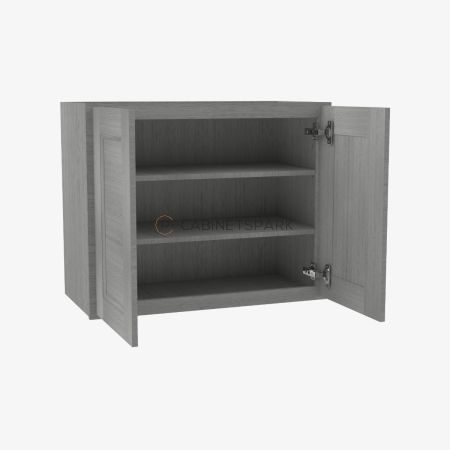 Forevermark TG-W2430B Double Door Wall Cabinet | Midtown Grey