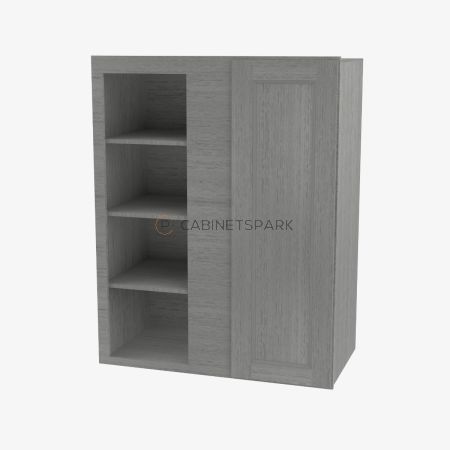 Forevermark TG-WBLC30/33-3036 Wall Blind Corner Cabinet | Midtown Grey