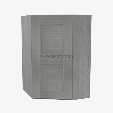 Forevermark TG-WDC2436Wall Diagonal Corner Cabinet | Midtown Grey