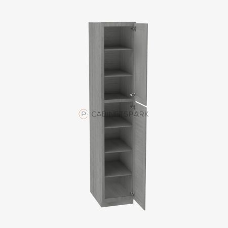 Forevermark TG-WP1884 Tall Wall Pantry Cabinet | Midtown Grey