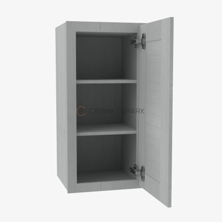 Forevermark AN-W0930 Single Door Wall Cabinet | Nova Light Grey Shaker