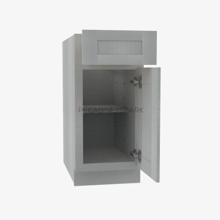 Forevermark AN-B21 Single Door Base Cabinet | Nova Light Grey Shaker