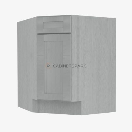 Forevermark AN-BDCF36 Base Diagonal Corner Sink Cabinet | Nova Light Grey Shaker